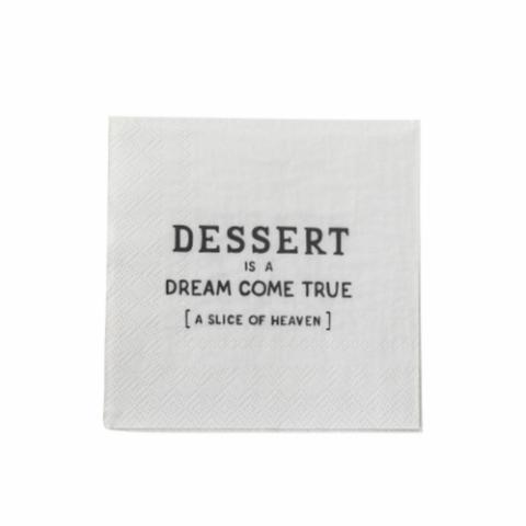 Wendy Napkin, White, FSC®Mix, Paper