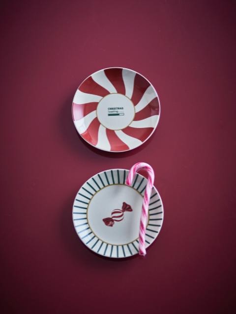 Yule Plate, Multi, Stoneware