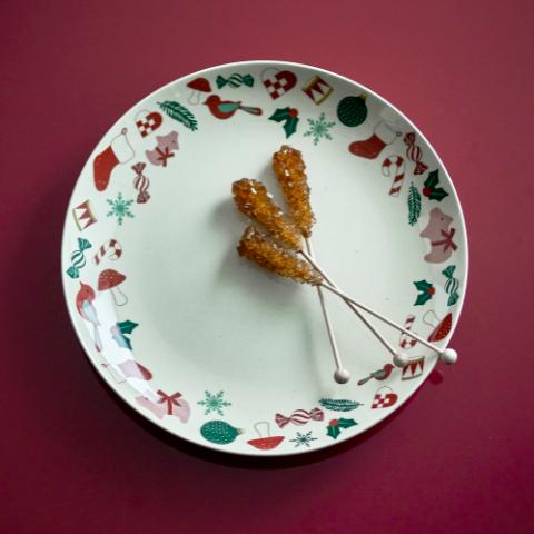 Yule Assiette de service, Nature, Grès