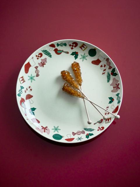 Yule Assiette de service, Nature, Grès