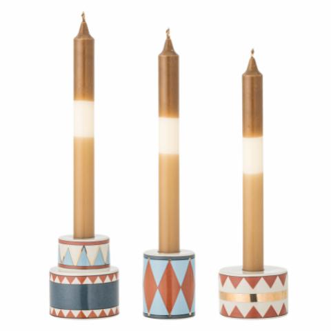 Bitja Kerzenhalter, Bunt, Steingut