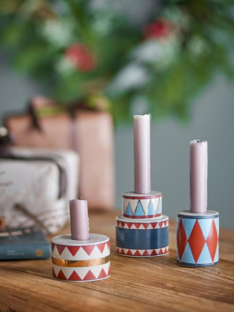 Bitja Candle Holder, Multi, Stoneware