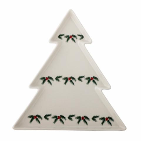 Berry Serving Plate, White, Stoneware