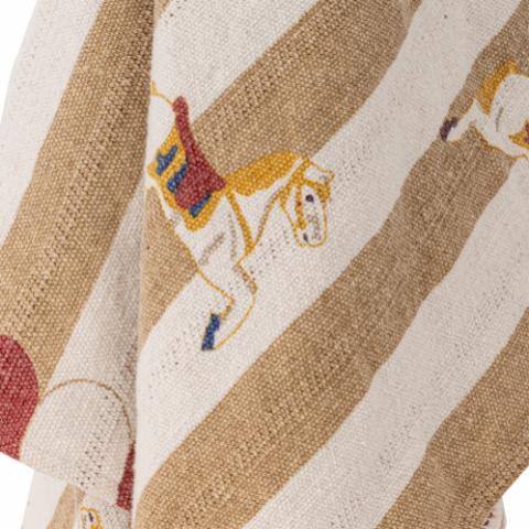 Merry-go-round Throw, Multi, Recycled Cotton