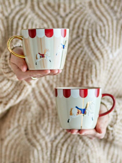 Merry-go-round Krus, Multifarvet, Stentøj