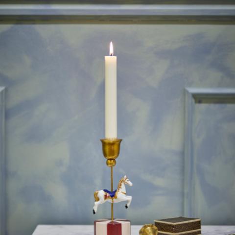 Merry-go-round Lysestage, Multifarvet, Polyresin