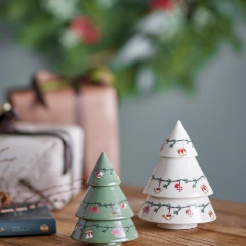 Yule Déco, Multicolore, Grès