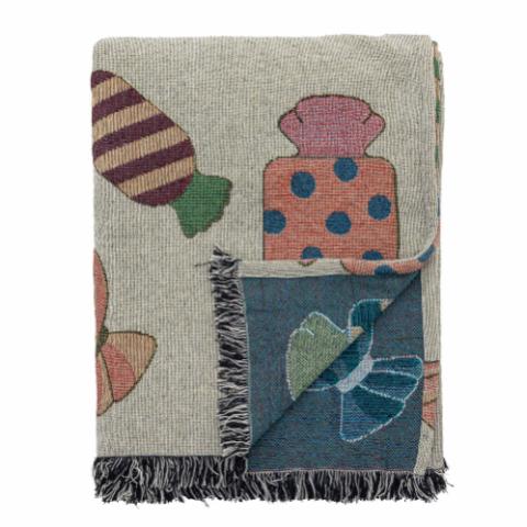 Caramella Plaid, Multicolore, Coton recyclé