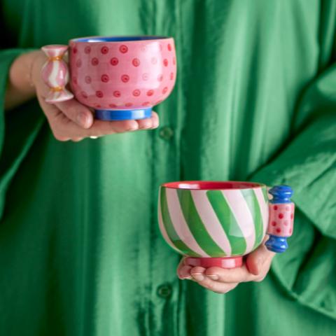 Caramella Tasse, Multicolore, Grès