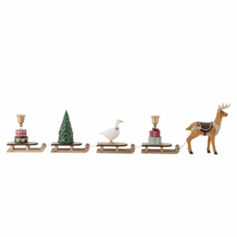 Dasher Deko, Multifarvet, Polyresin