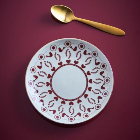 Jolly Assiette, Multicolore, Grès