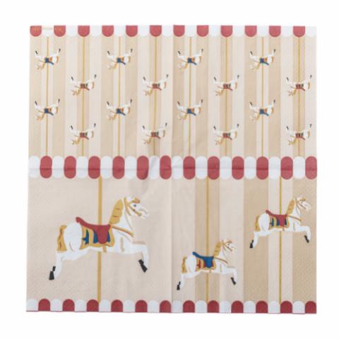 Merry-go-round Napkin, Multi, FSC®Mix, Paper