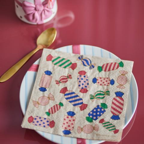 Caramella Serviette, Multicolore, FSC®Recycled, Paper