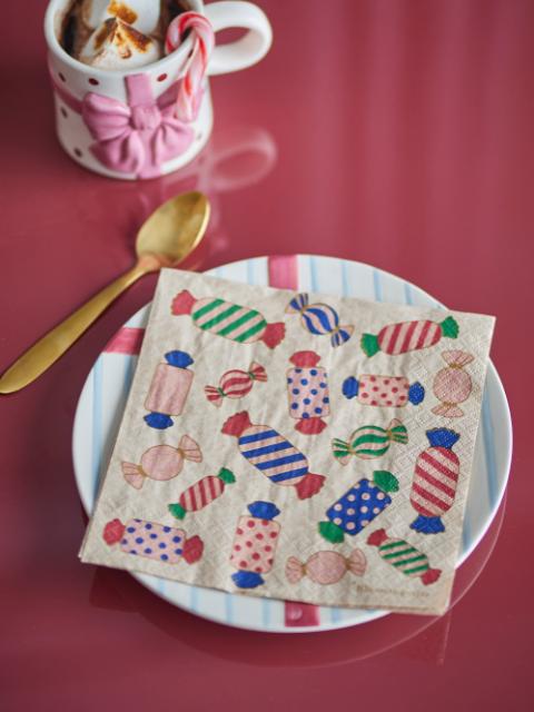 Caramella Serviette, Bunt, FSC®Recycled, Paper