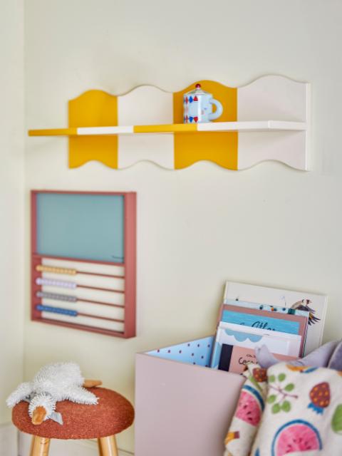 Bubbi Shelf, Yellow, MDF