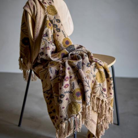 Eydis Plaid, Multicolore, Coton recyclé