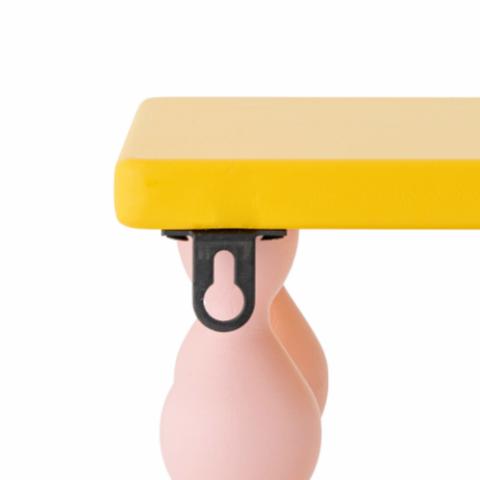 Bibiola Tablette, Jaune, MDF