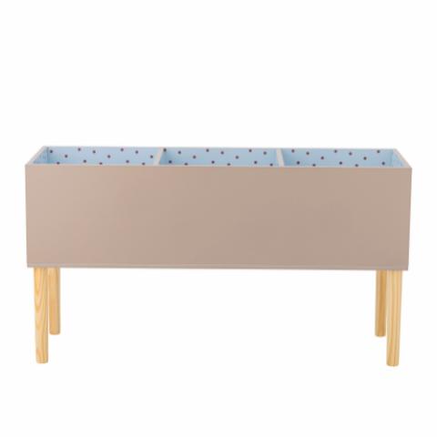 Salam Étagère à livres, Marron, FSC®100%, MDF