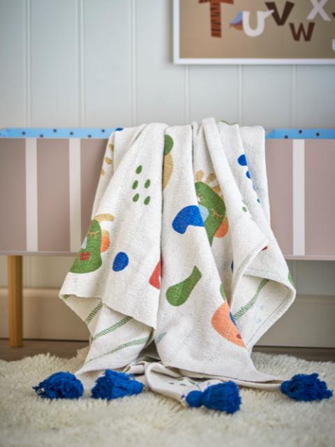 Sylvie Throw, Nature, Recycled Cotton