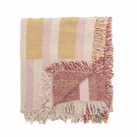 Lane Throw, Brown, Recycled Cotton