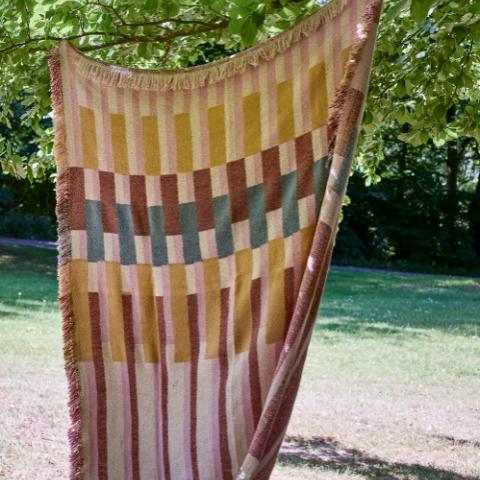 Lane Throw, Multi, Recycled Cotton