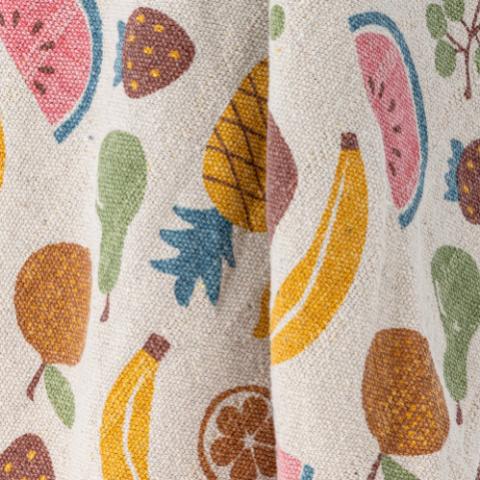 Fruitta Throw, Multi, Recycled Cotton