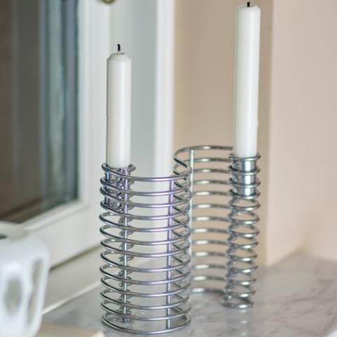 Wavela Bougeoir, Argent, Fer