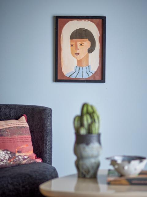 Amanda Illustration w/ Frame, Multi, Firwood