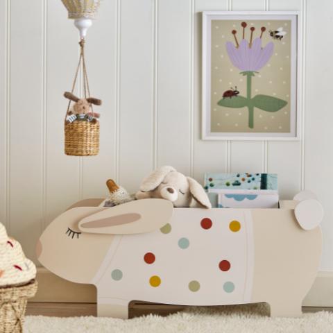 Villja Étagère à livres, Blanc, FSC®100%, MDF