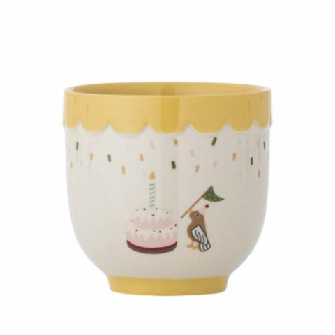 Celebrate Cup, Yellow, Stoneware