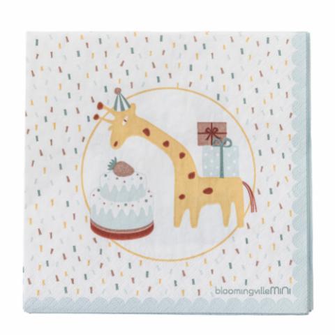 Celebrate Napkin, Blue, FSC® Mix, Paper
