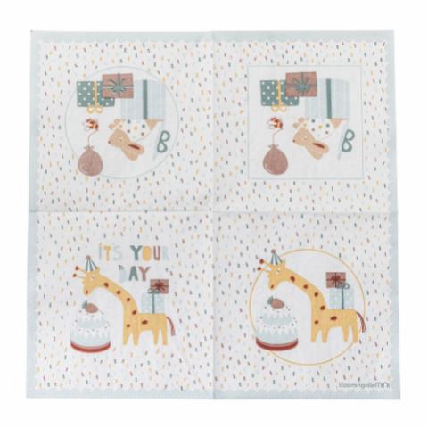 Celebrate Napkin, Blue, FSC® Mix, Paper
