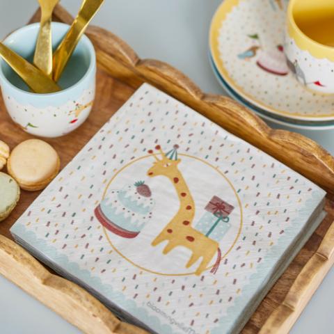 Celebrate Napkin, Blue, FSC® Mix, Paper