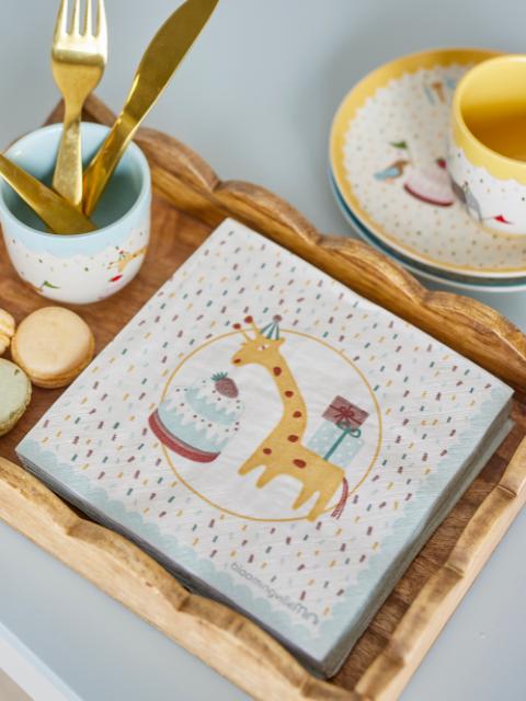 Celebrate Napkin, Blue, FSC® Mix, Paper