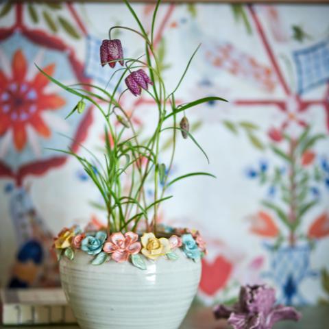 Eanna Flowerpot, Multi, Stoneware