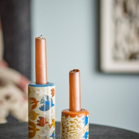 Anniversary Bougeoir, Multicolore, Grès