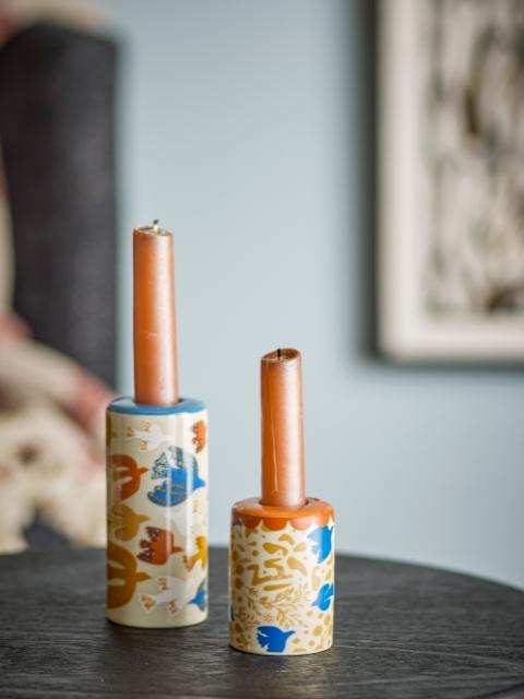 Anniversary Candle Holder, Multi, Stoneware