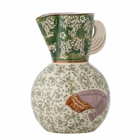 Hezha Jug, Green, Stoneware