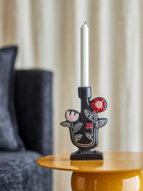 Vivielle Candle Holder, Multi, Stoneware