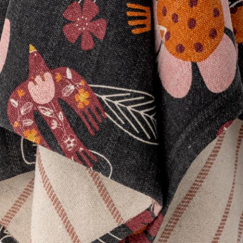 Vivielle Throw, Multi, Recycled Cotton