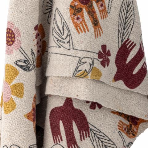 Vivielle Throw, Multi, Recycled Cotton