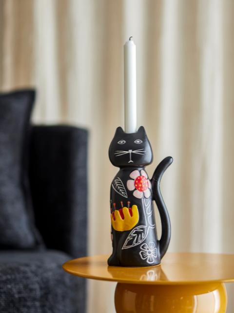 Vivielle Candle Holder, Multi, Stoneware