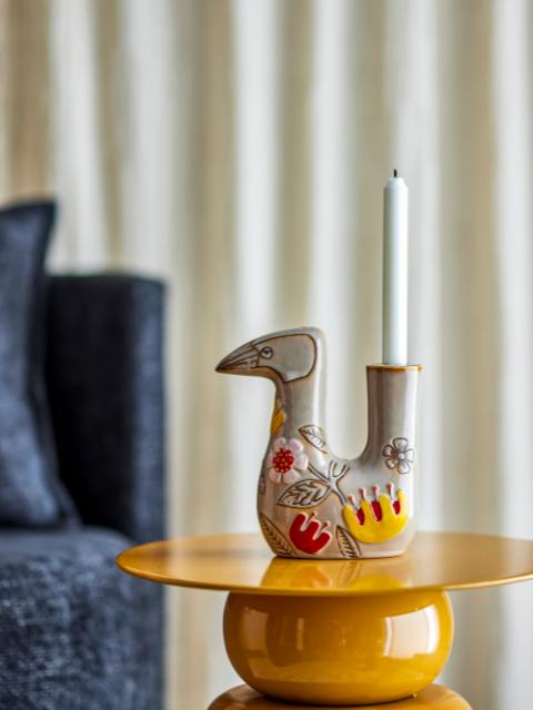 Vivielle Candle Holder, Multi, Stoneware