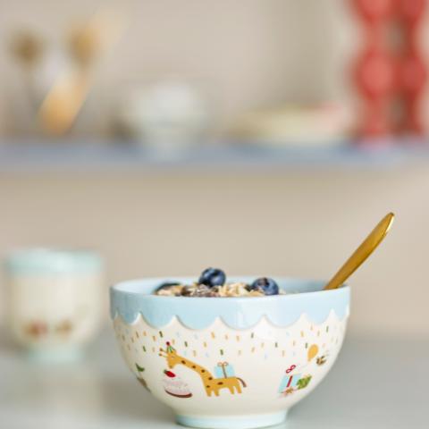 Celebrate Bol, Bleu, Grès