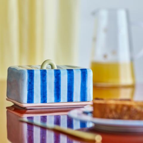 Phoenix Boîte à beurre, Multicolore, Grès