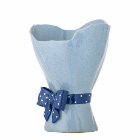 Belivia Vase, Blue, Stoneware