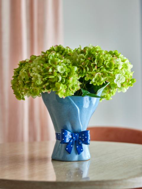 Belivia Vase, Blå, Stentøj