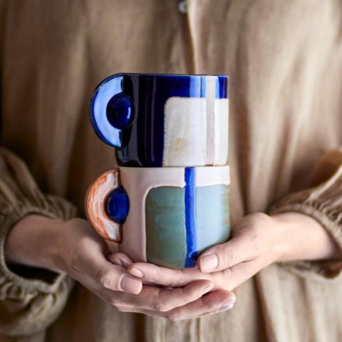 Bolivia Tasse, Multicolore, Grès