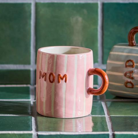 Cherish Mug, Rose, Grès