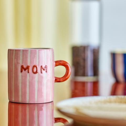 Cherish Mug, Rose, Stoneware